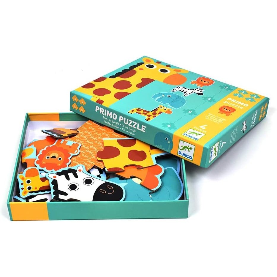 Djeco Progressive Puzzle in the Jungle Age 2+