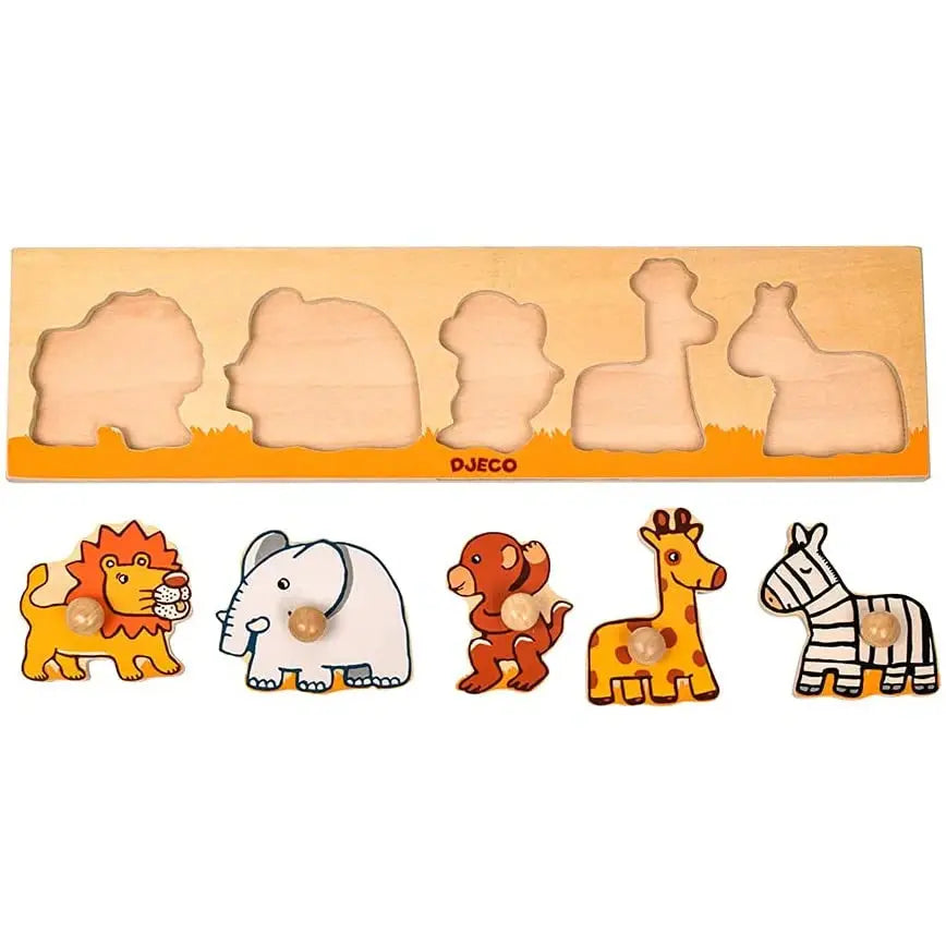 Djeco Wooden Puzzle Sava’n’co Ages 12m+