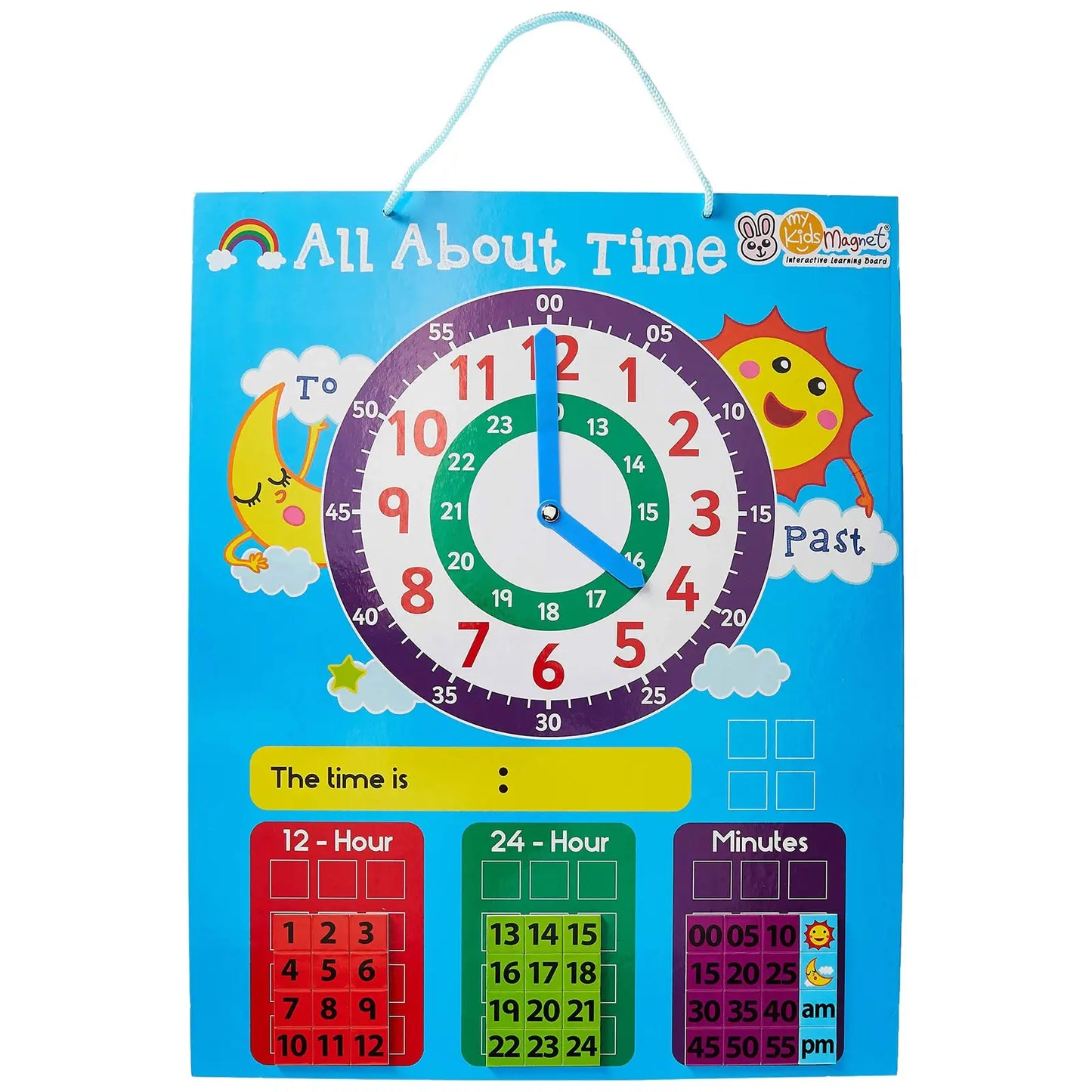 Magnetic Learning Board – All About Time