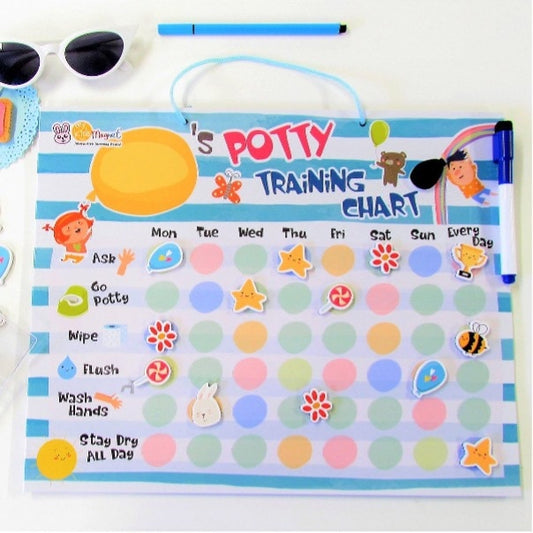 Magnetic Learning Board – Potty Training Chart