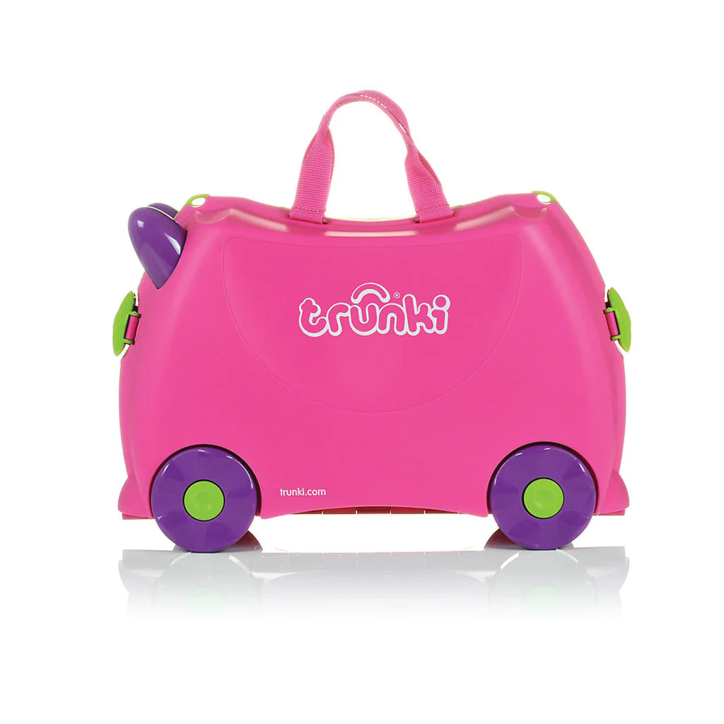 Trunki ride on kids suitcase Trixi pink