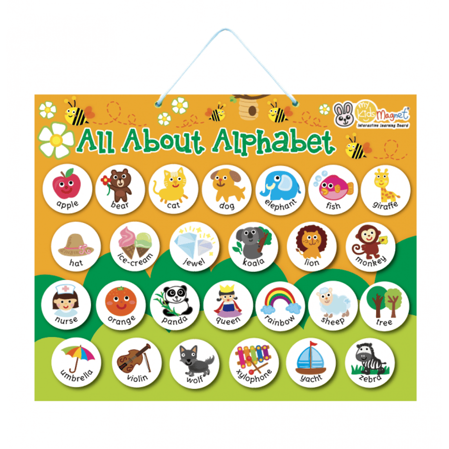 Magnetic Interactive Learning Board – All About Alphabet