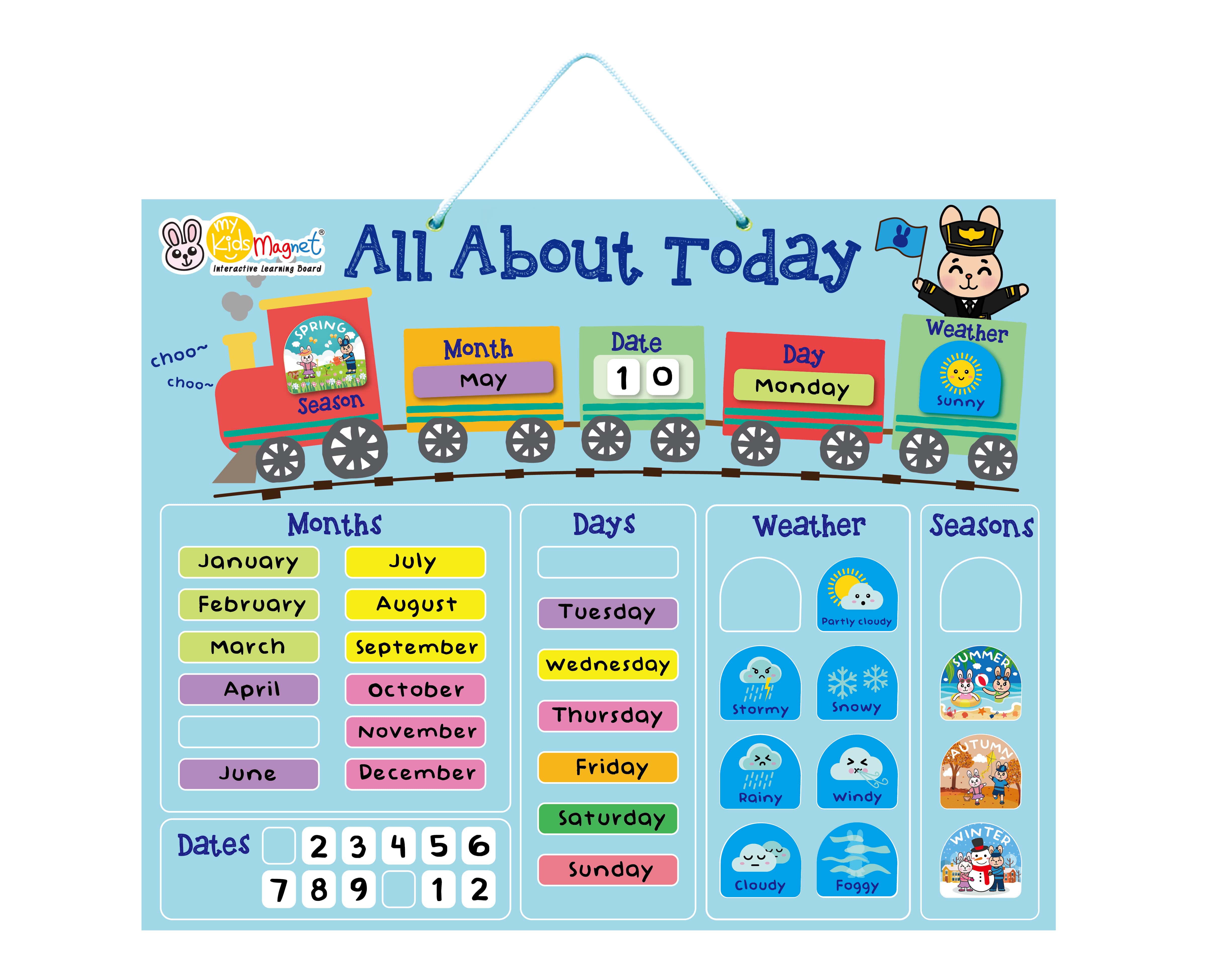 My Kids Magnetic Boards - All About Today! | Charleys